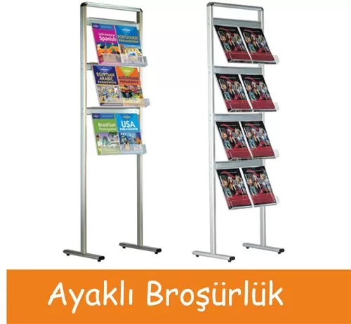 Ayaklı Broşürlük